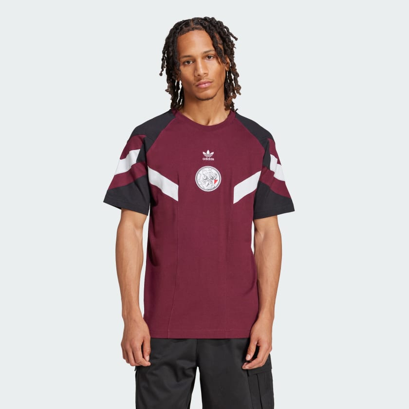 adidas Ajax Amsterdam Originals Tee Burgundy adidas Finland