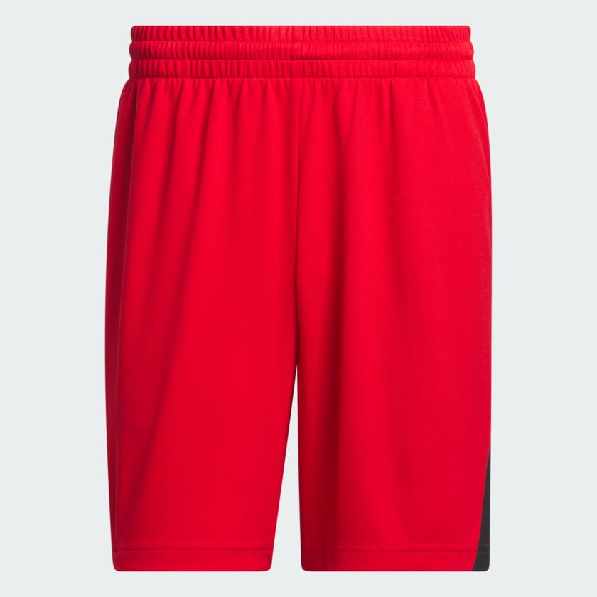 adidas Basketball Badge of Sport Shorts - Red | Free Shipping with ...