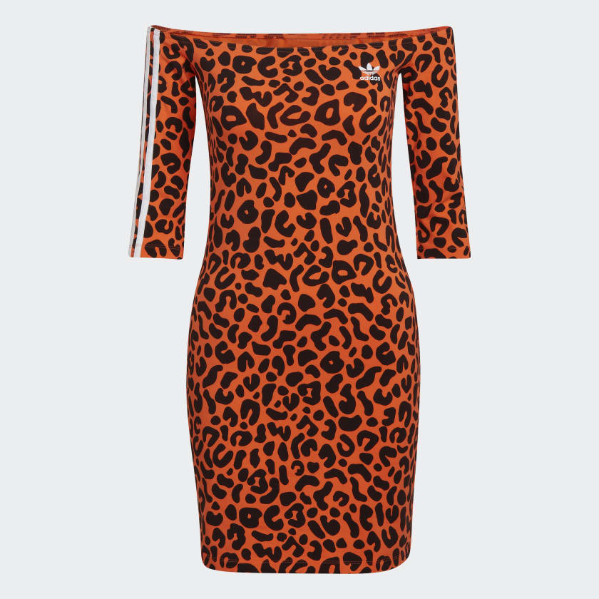 Vestido 2025 adidas leopardo