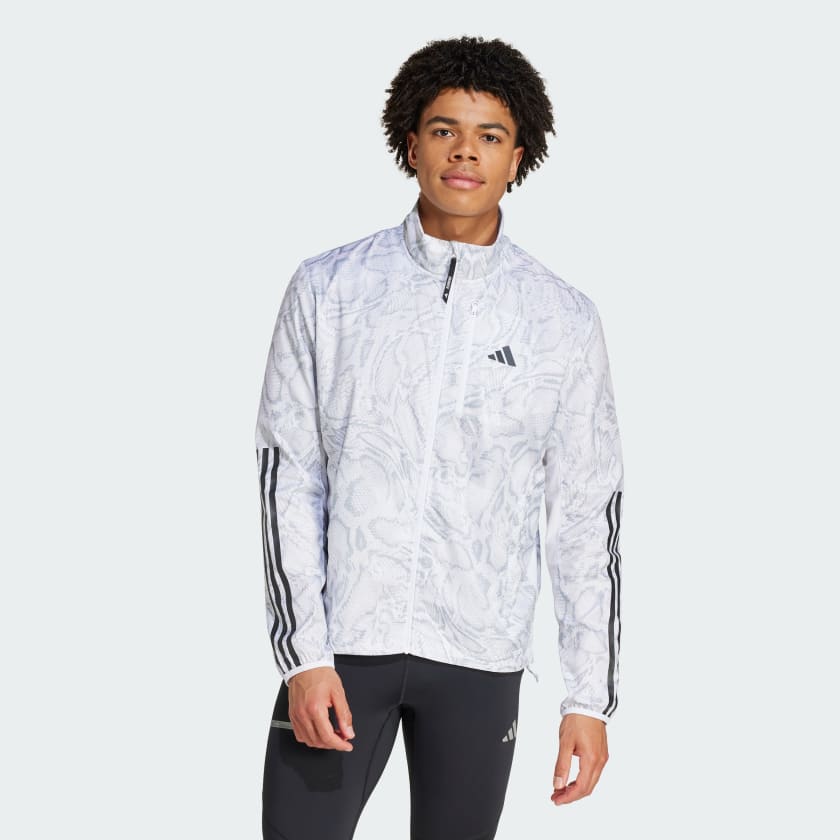adidas Own the Run Excite WIND.RDY Jacket White Free Shipping with adiClub adidas US