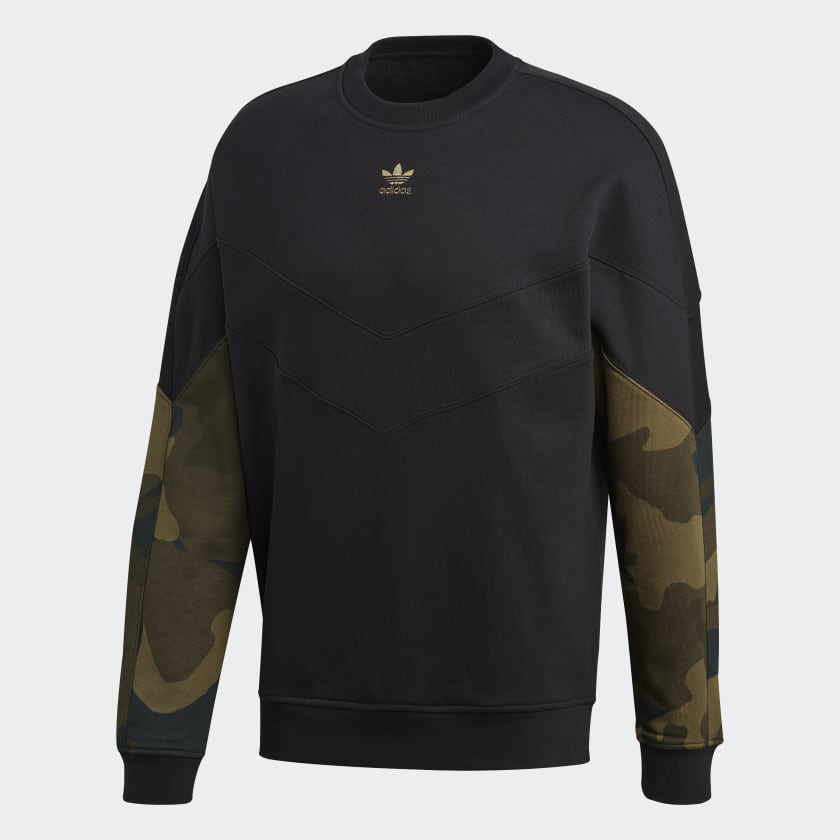 Adidas camo crew neck clearance
