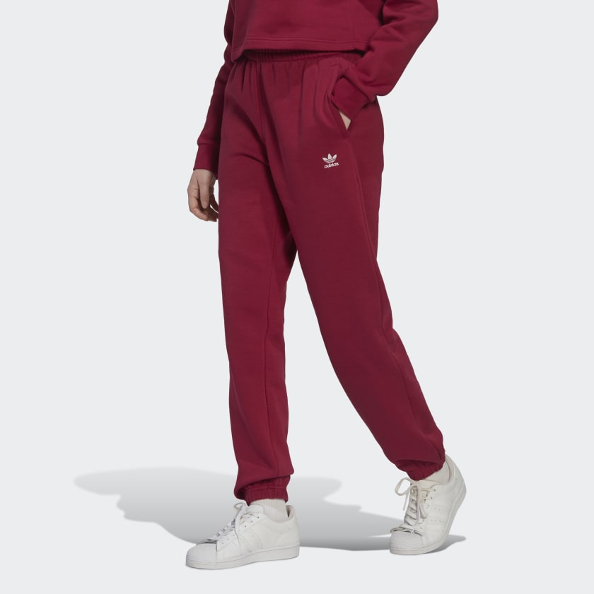 adidas Essentials Fleece Joggers - Pink, Women's Lifestyle