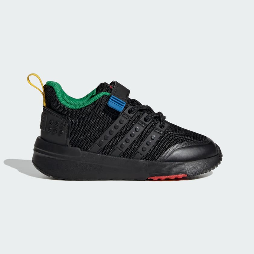 adidas x LEGO® Racer Elastic Lace and Top Strap Shoes - Black | Lifestyle | adidas