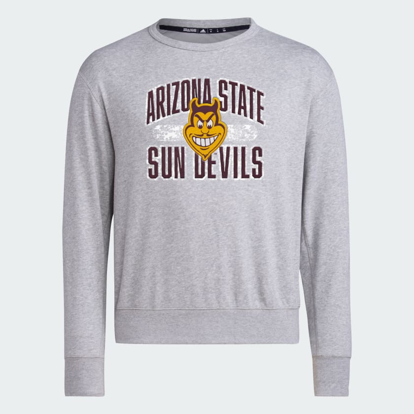adidas ASU Long Sleeve Sweatshirt Grey Free Shipping with adiClub adidas US