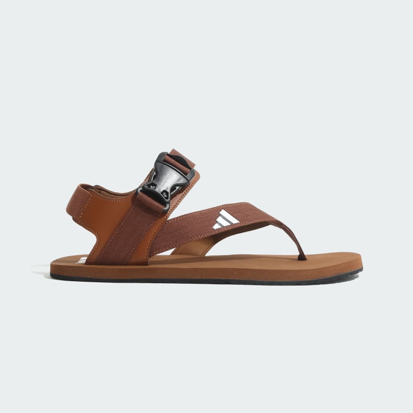 Adidas discount sandals brown