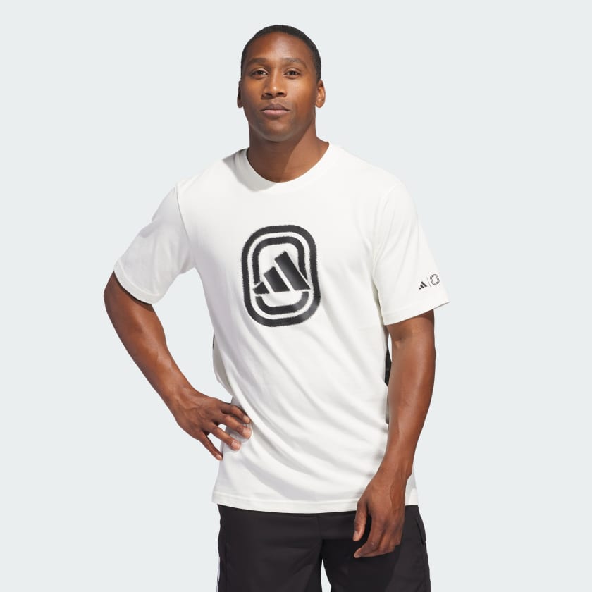 Adidas x Overtime Graphic Tee White M Mens Originals T Shirts