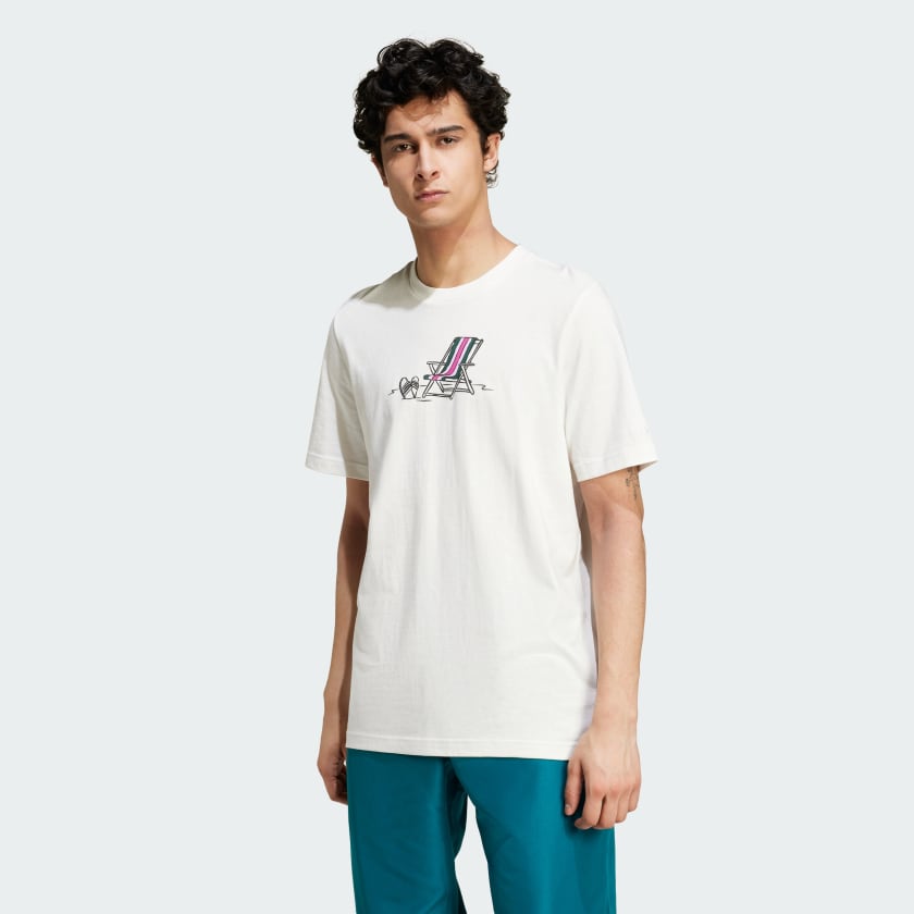 Adidas beach tee online