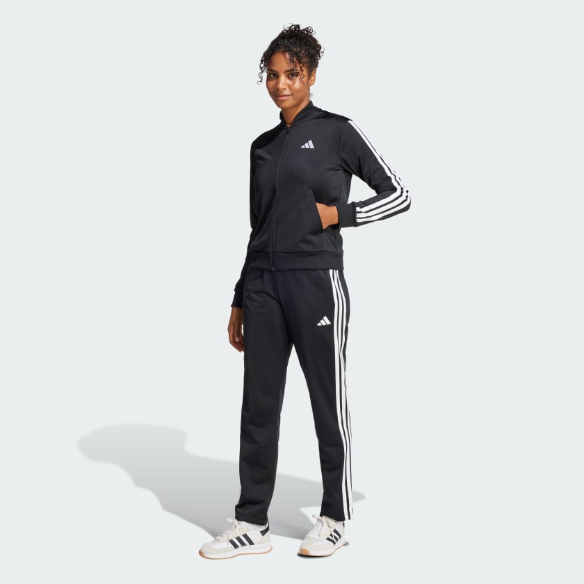 adidas Essentials 3 Stripes Track Suit Black adidas Deutschland