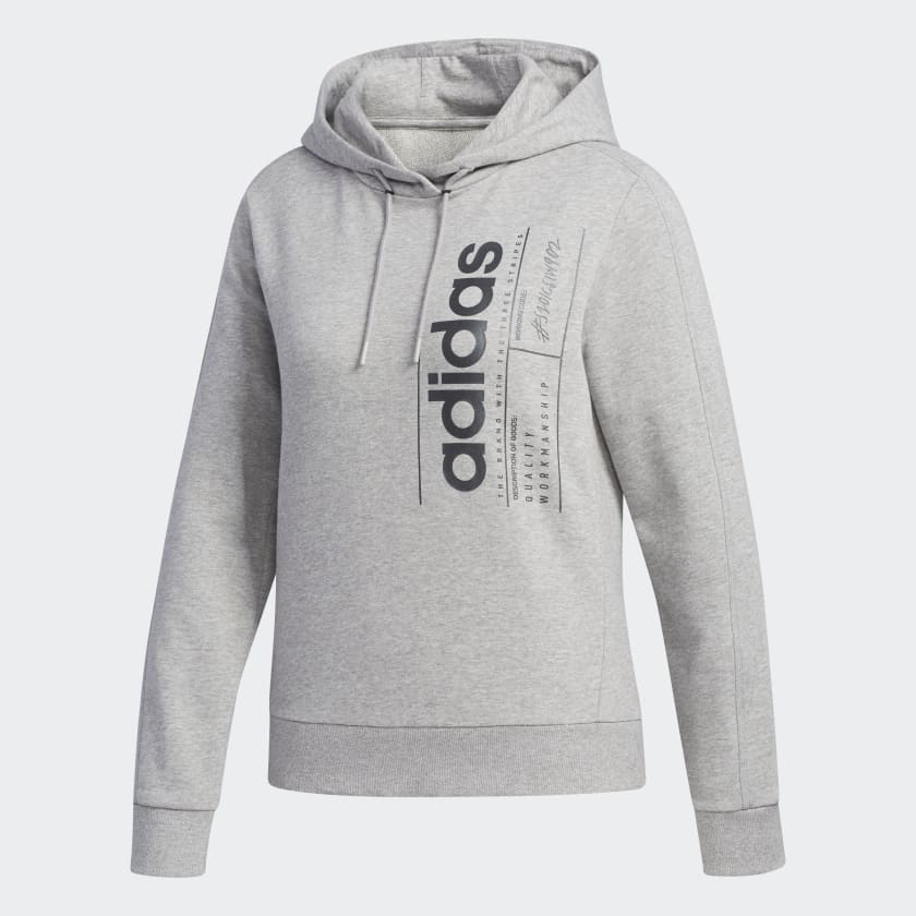 adidas Sudadera con gorro Brilliant Basics Gris adidas Mexico