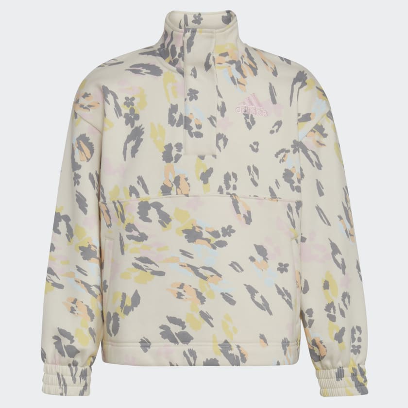 Adidas mock neck sweatshirt deals