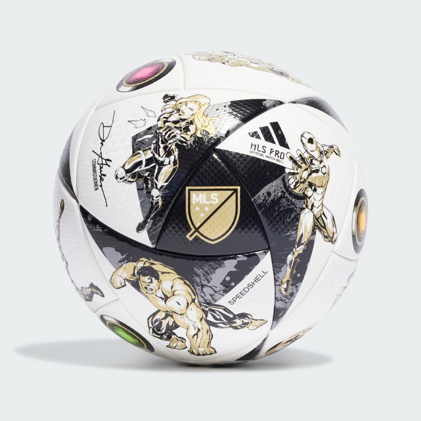 adidas Marvel MLS AllStar Game Pro Ball Black Unisex Soccer