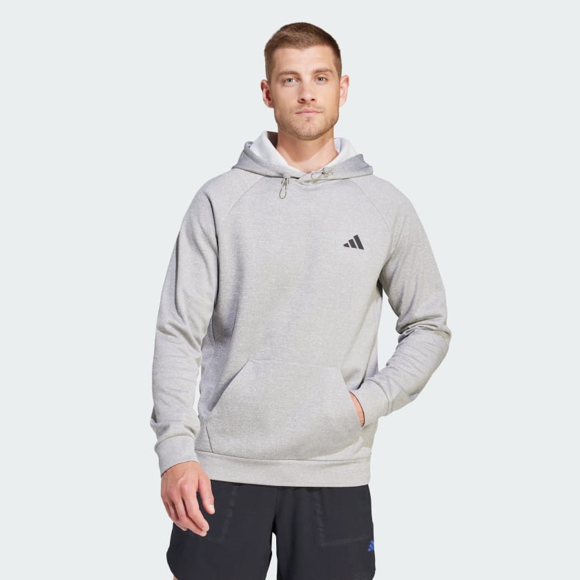Adidas hoodie small hotsell logo