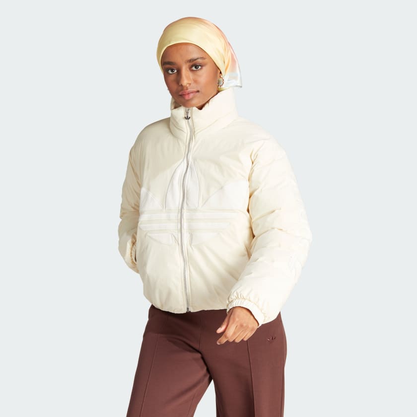 adidas Adicolor Big Logo Jack - Beige | adidas Officiële Shop