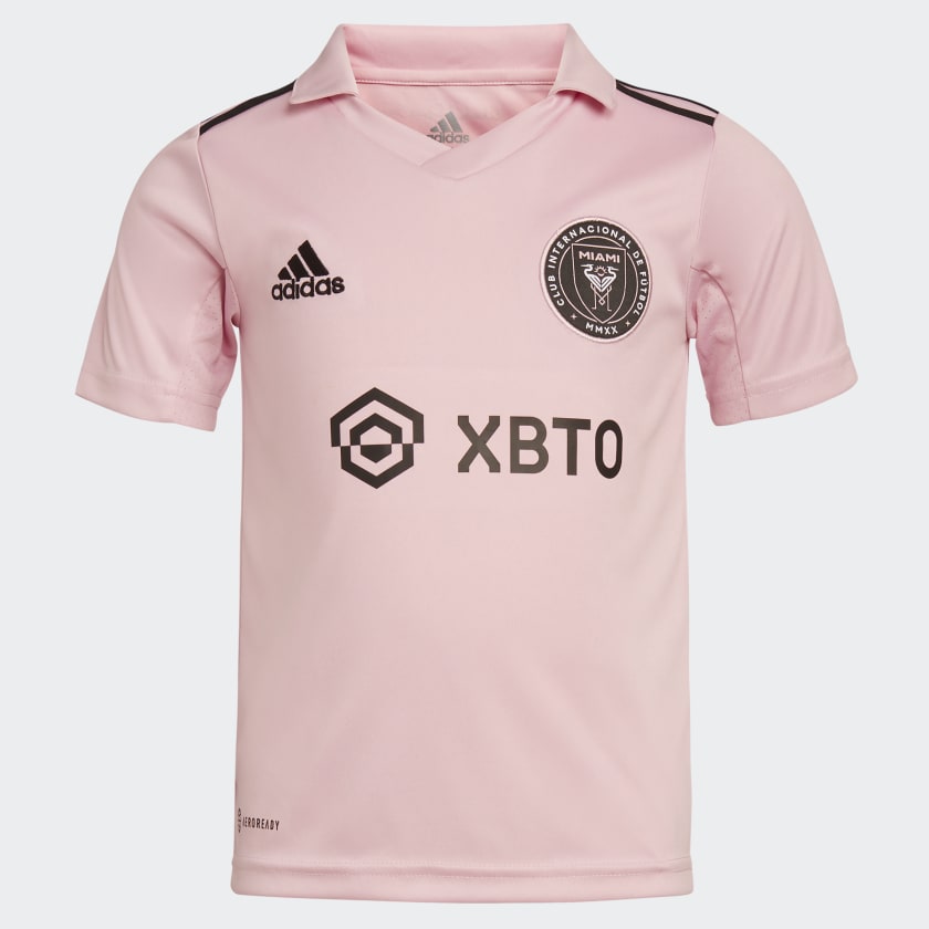 Youth Inter Miami CF Gregore Adidas Pink 2022 The Heart Beat Kit