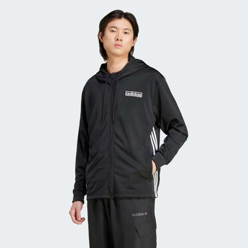 adidas Adicolor Adibreak Full Zip Hoodie Black Free Shipping with adiClub adidas Canada