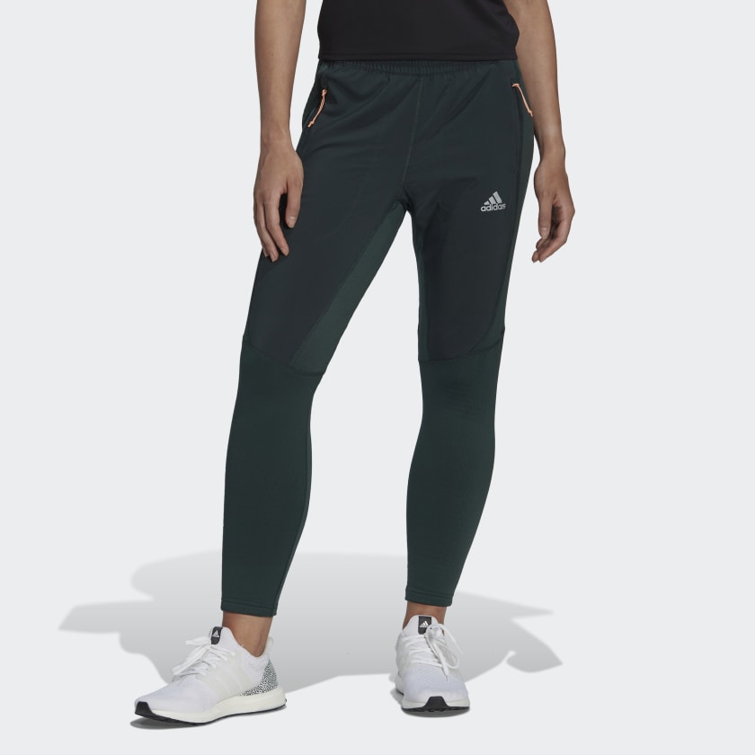 adidas X-City Fleece Running Pants - Green | Women's Running | adidas US