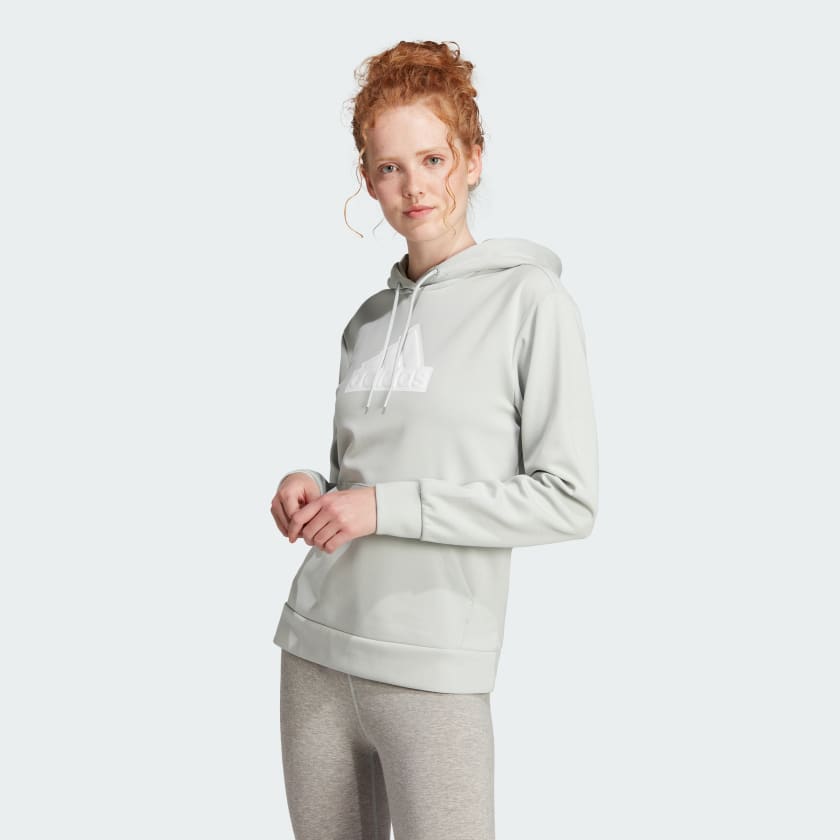 adidas Future Icons Badge of Sport Bomber Hoodie Grey adidas