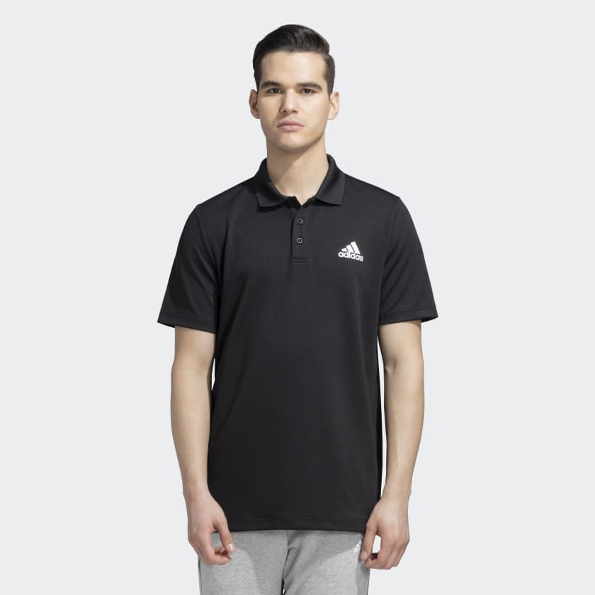 Polo marine homme Adidas Design 2 Move pas cher