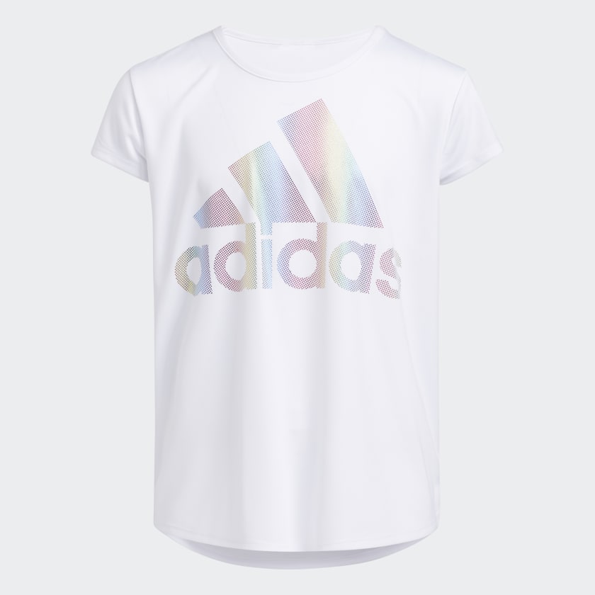 Adidas t shirt rainbow Clearance