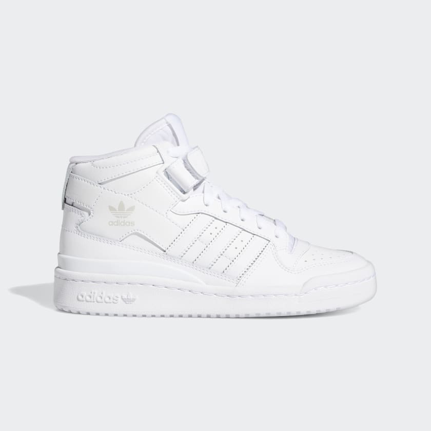 Adidas originals tennis mid on sale white