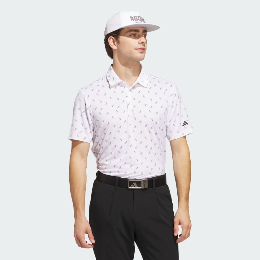 adidas Ultimate365 Printed Mesh Polo Shirt - White | Free Shipping with  adiClub | adidas US