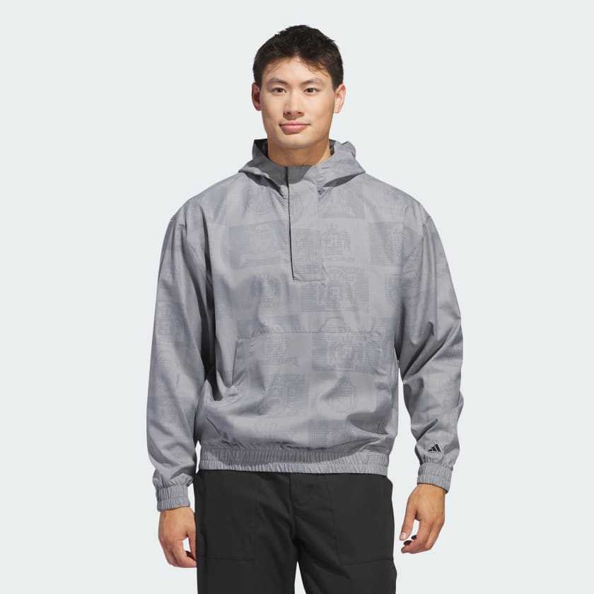 Adidas hip packable mens best sale anorak jacket