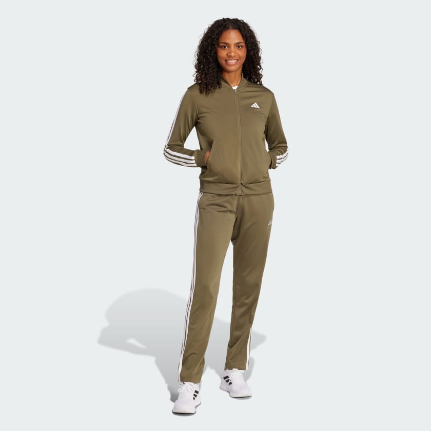 Tracksuit green stripes on sale