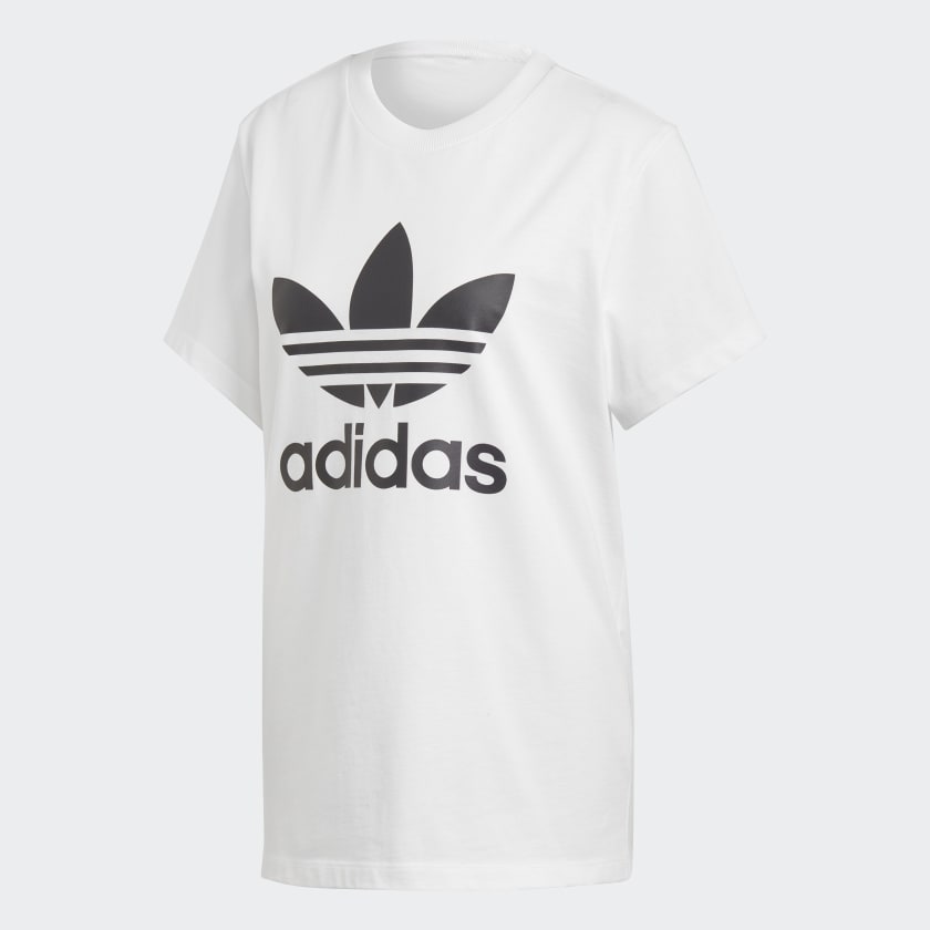 adidas Boyfriend Trefoil T-Shirt - White | adidas UK