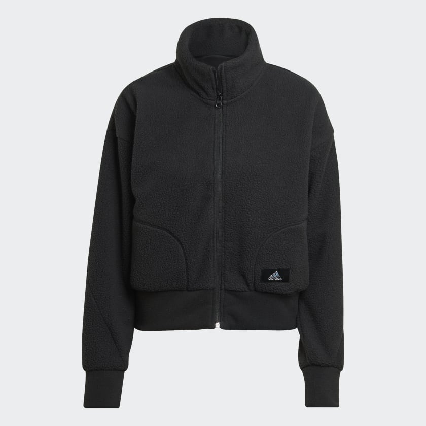 adidas Holidayz Sherpa Jacke Schwarz adidas Deutschland