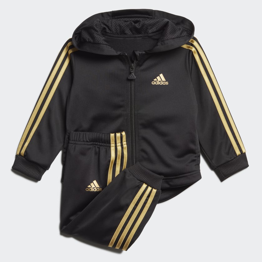 Black and gold jogger set on sale