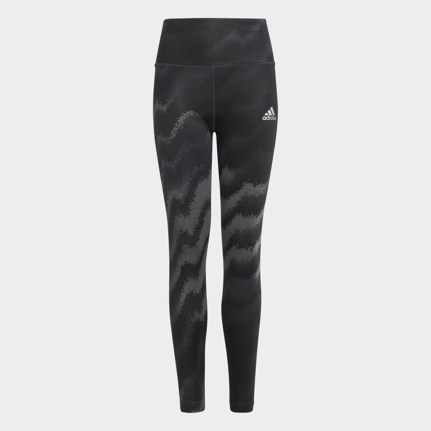 adidas Dance AEROREADY High Waisted Printed Leggings Grau adidas Deutschland