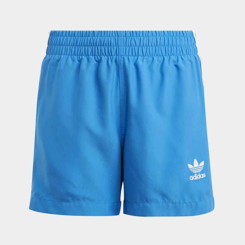 adidas Originals Adicolor 3-Stripes Swim Shorts - Blue | adidas UK