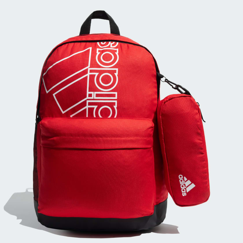 Adidas classic backpack red top