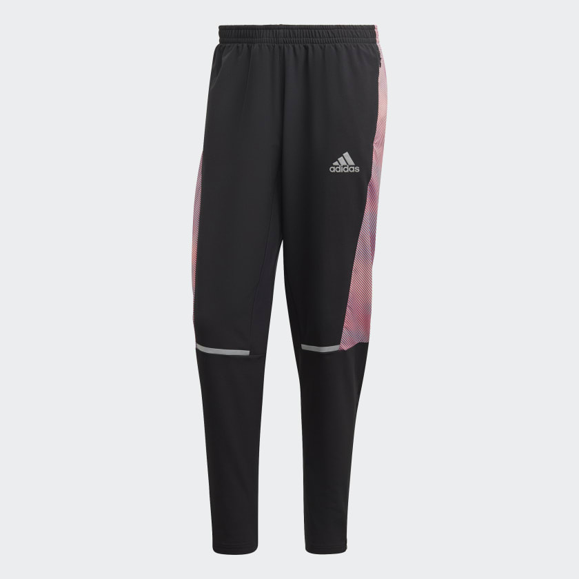adidas Own the Run Colorblock Pants Black Free Shipping with adiClub adidas US