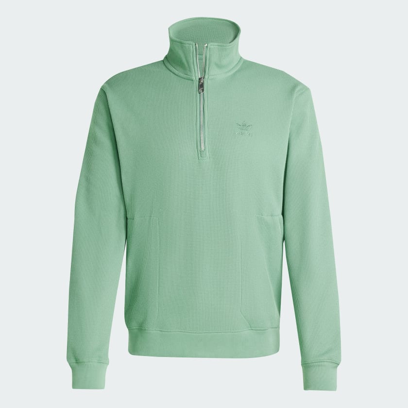 Adidas originals trefoil half zip hoodie clearance