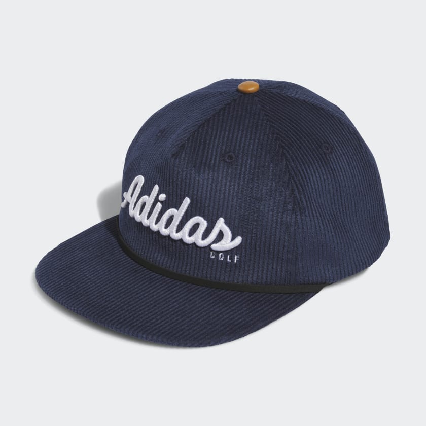 Adidas Corduroy Leather Five-Panel Rope Hat