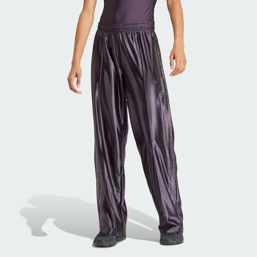 adidas Embellished 3-Stripes Track Pants - Purple, Women's Lifestyle