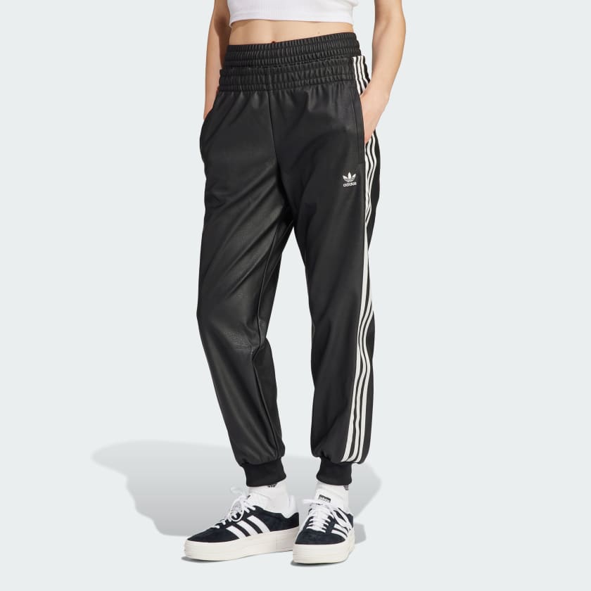 Adidas leather joggers store