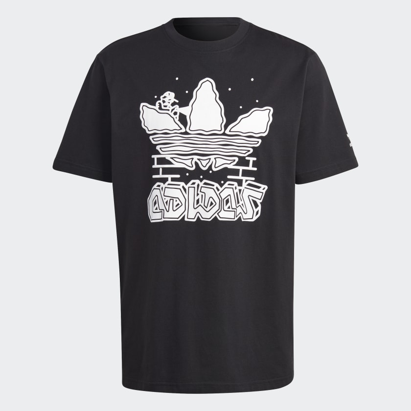 adidas Graphics Hack the Elite Tee Black Free Shipping with adiClub adidas US