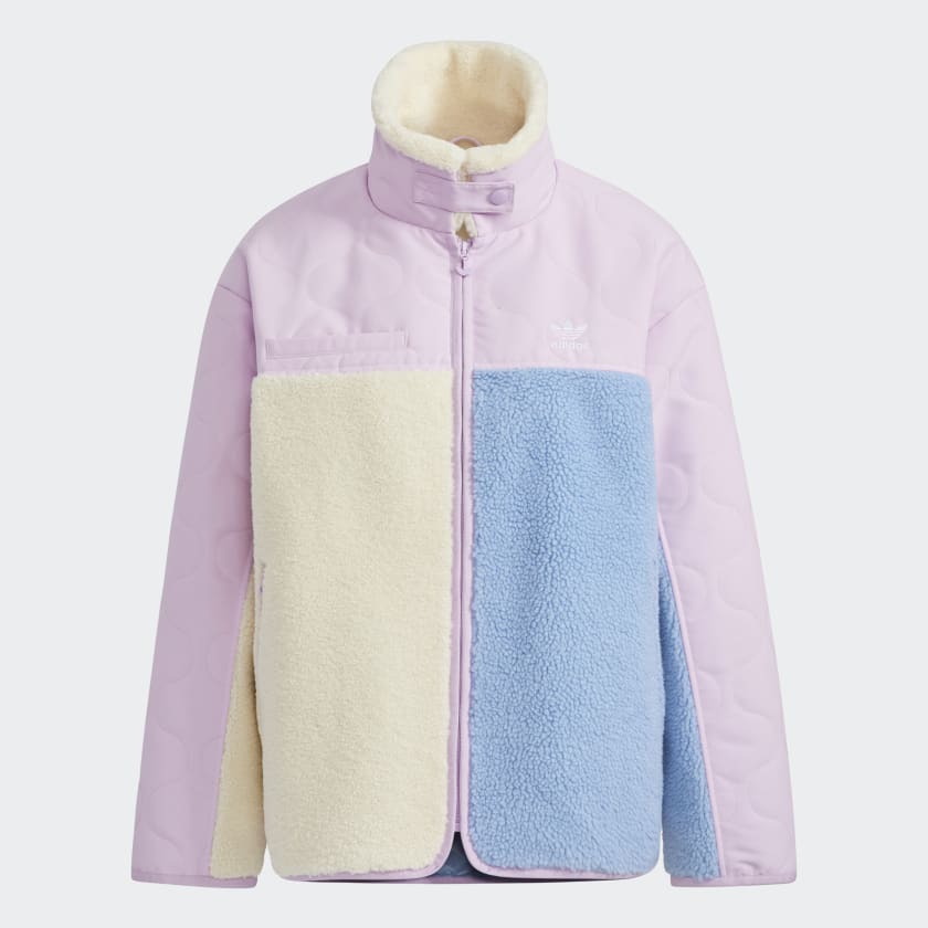 Adidas sherpa sales lined jacket