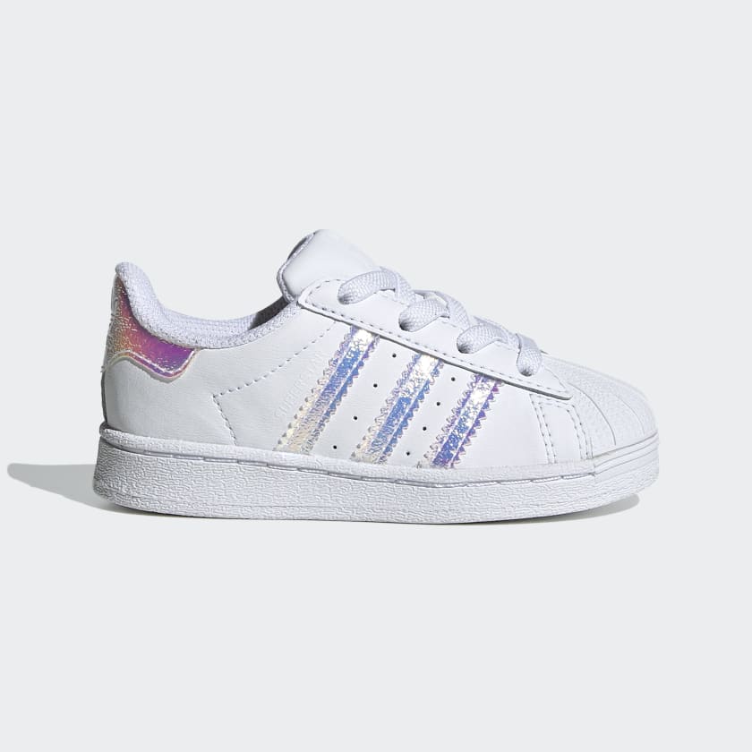 infinito Recogiendo hojas formal Toddler Superstar Cloud White Iridescent Shoes | adidas US