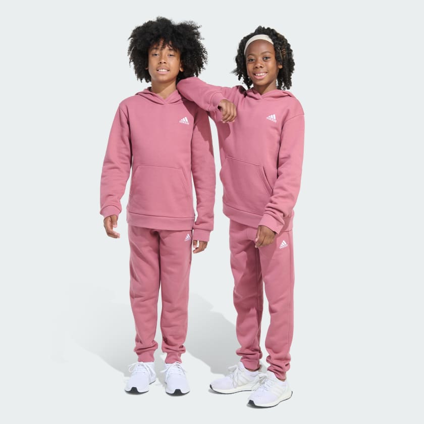 adidas Fleece Pullover Set Kids Pink Free Shipping with adiClub adidas US