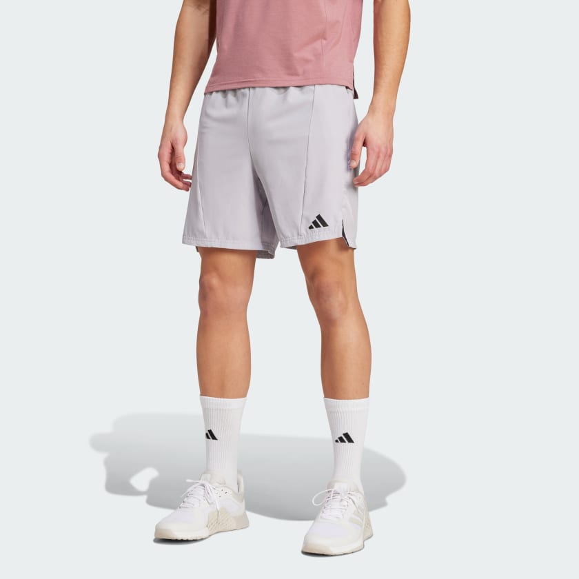 Adidas Designed For Training Workout 7 Shorts Grey 2XL Man IX9135 2XL7