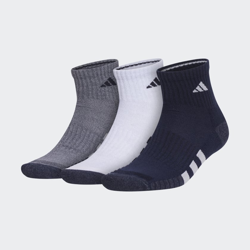 adidas Cushioned Color Quarter Socks 3 Pairs - Blue | Men's Training |  adidas US