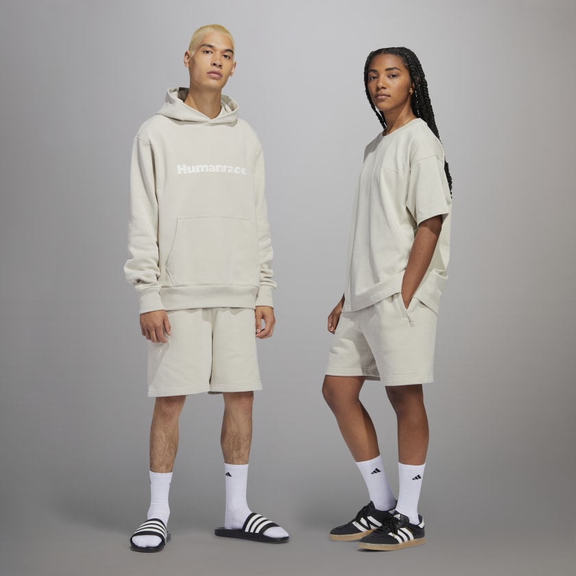adidas Pharrell Williams Basics Shorts (Gender Neutral) - Beige | adidas UK