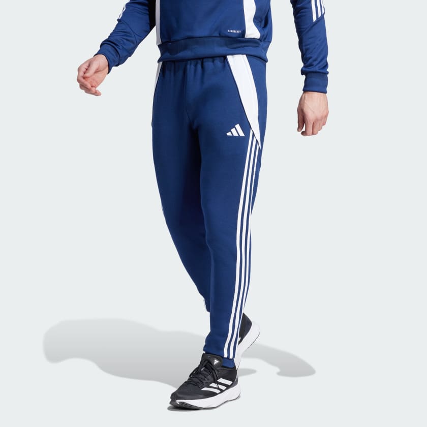 Navy blue adidas tracksuit bottoms hotsell