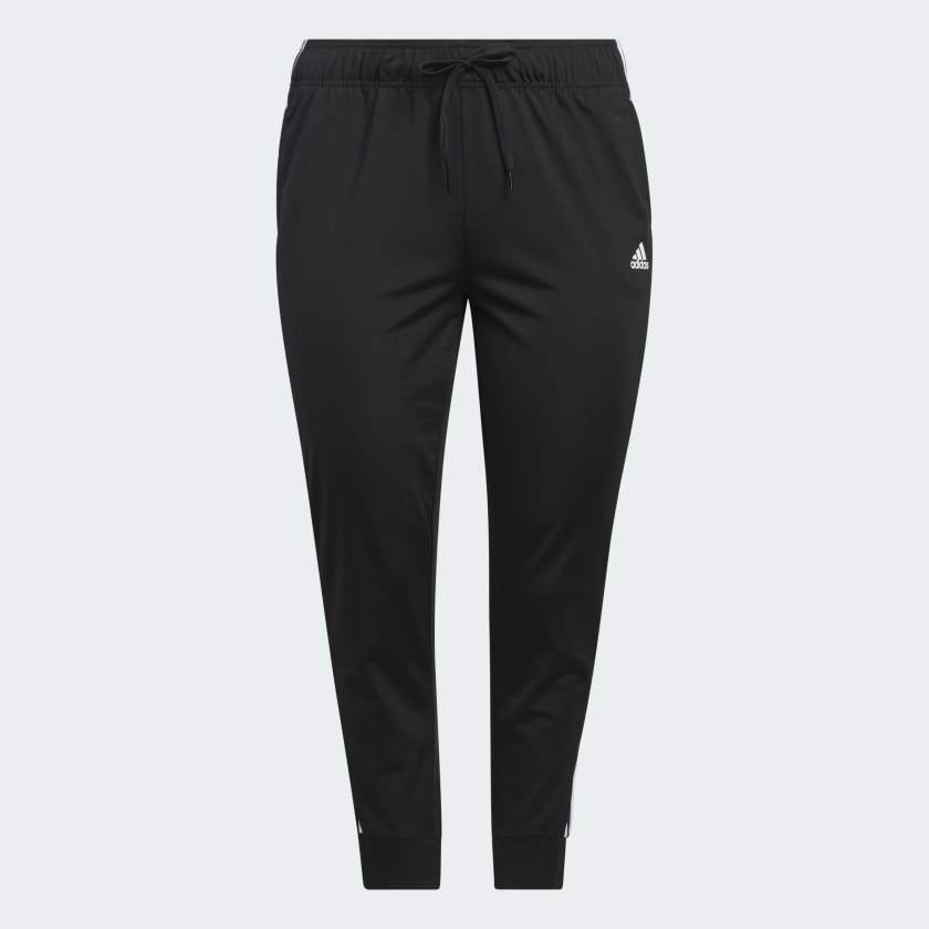 mus assimilation Fahrenheit adidas Essentials Warm-Up Slim Tapered 3-Stripes Track Pants (Plus Size) -  Black | Women's Training | adidas US