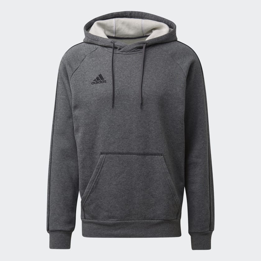 Adidas core hotsell 18 hoody grau