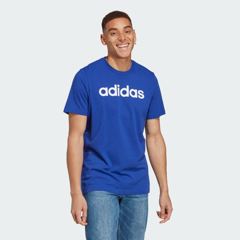 Adidas sports t hot sale shirts for men blue