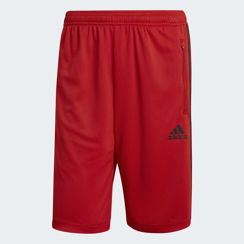 adidas Designed 2 Move 3 Stripes Shorts Red Free Shipping with adiClub adidas Canada